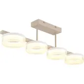 Globo Plafonnier moderne Zara brun sable 67cm