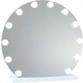 Flamingueo Coiffeuse Hollywood Lumières Miroir LED Modes Glamour Coiffeuse de rêve
