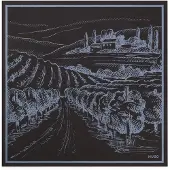 HUGO Bandana à imprimé paysage