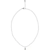NAEMI Chaîne argent / blanc perle