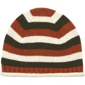 Pull&Bear Bonnet 'Gorro' cognac / olive / blanc