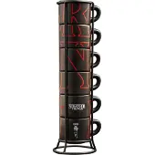 Bialetti Espressotasse Stranger Things, Tasse, Noir, Rouge