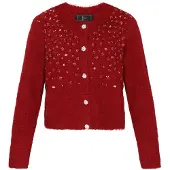 Faina Cardigan rouge