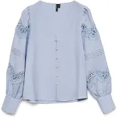 Vero Moda Chemisier 'VMTHEA' bleu clair