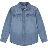 Levi's Kids Chemise 'NEW BARSTOW' bleu denim