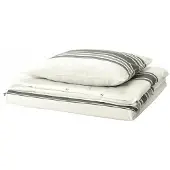 IKEA JÄTTEFRÄKEN Ensemble literie Coton Rayures 150x200 cm