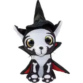 LUMO Stars doudou Lumo Cat SpookyClassic 15 cm noir/blanc