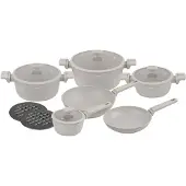 Klausberg Ensemble de 12 pièces de batterie de cuisine 63914
