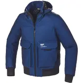 Spidi Veste textile pour moto Metromover H2Out, bleu/noir, XL