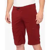 100% Ridecamp Shorts Rouge 30 Homme