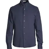 Gant pour homme. 3250271 Chemise Regular Fit en maille piqué élastique marine (M), Casuel, Coton, Manche longue