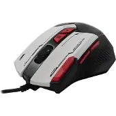 Baracuda Souris de jeu MANTA, 8D, 12800 ppp, blanche (BGM-042)