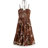 Scotch & Soda Ufu00617t Sleeveless Dress Marron 40 Femme