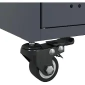 vidaXL Table basse anthracite 68x50x43,5 cm Acier laminé à froid