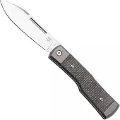 FOX Gunstock FX-558 BI Satin Böhler M390, Bison Yuta Micarta, couteau de poche slipjoint