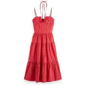 Scotch & Soda Ufu00617t Sleeveless Dress Rose 34 Femme