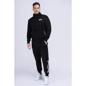 Lonsdale Survêtement 'Geddington' rouge sang / noir / blanc