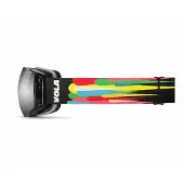 Vola Zippy Speed Ski Goggles Noir Silver Miror/CAT3 Enfants