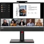 Lenovo ThinkCentre Tiny-In-One 22 Gen 5 (1920 x 1080 pixels, 21.50"), Moniteur, Noir