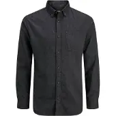 Jack & Jones Chemise Ajustée Coton Mélangé Regular Fit Homme Jack & Jones