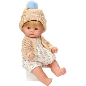 ASI Poupée Bomboncin avec chapeau beige 20 cm