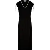 Deeluxe Rosajane M+ Sleeveless Midi Dress Noir S Femme