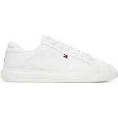 Tommy Hilfiger Baskets basses 'Icon Court' blanc