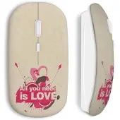 CAPACHEAP Souris Sans Fil All you need is love