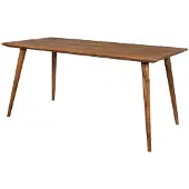 Wohnling Table de salle à manger REPA 120 x 60 x 76 cm rustique sheesham