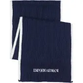 Emporio Armani Écharpe bleu marine