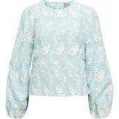 Object Mya Re Long Sleeve Blouse Bleu 40 Femme