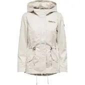 ONLY Parka mi-saison 'ONLLorca' beige clair