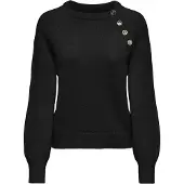 ONLY Pull-over 'Emma' jaune d'or / noir
