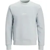 Jack & Jones Sweat-shirt 'JJESoho' bleu clair / blanc