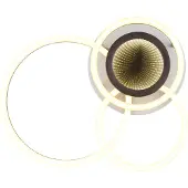 Globo Plafonnier LED, blanc mat, effet 3D, L 48 cm