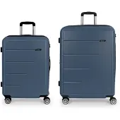 Gabol Future Plus Spinner Expandable 176l Trolley Bag 2 Units Bleu