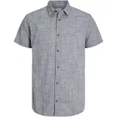 Jack & Jones Structure Short Sleeve Shirt Gris S Homme
