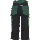 Planam Pantalon 3/4 vert/noir XXL XXXL (3XL)