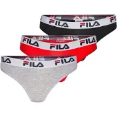 FILA String gris chiné / rouge / noir / blanc cassé