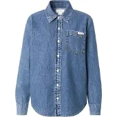 Calvin Klein Jeans Lv047e742g Long Sleeve Shirt Bleu XS Femme