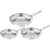 Tefal Set di Pentole Duetto On, Set de poêles et de casseroles, Argent