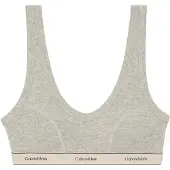 Calvin Klein Lv00qf8594 Traingle Bralette Bra Gris XL Femme