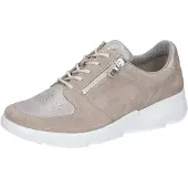 Waldlaufer Chaussures de sport pour femmes , lacets, couleur grise, style décontracté