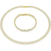 Swarovski Parure de bijoux or