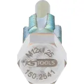Ks Tools taraud avec boulon de guidage pour capteurs de température, M12x1,25