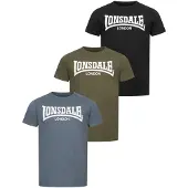 Lonsdale T-Shirt opal / olive / noir