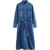 Next Robe-chemise bleu denim