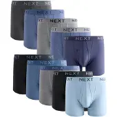Next Boxers bleu clair / bleu chiné / gris chiné / noir