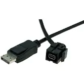 Bachmann Keystone Mini Displayport/Displayport, noir