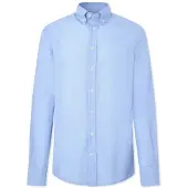 Hackett Filafil Polka Dot Long Sleeve Shirt Bleu 2XL Homme